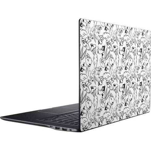Looney Tunes Looney Squad Black and White Grid Ativ Book 9 (15.6in 2014) Skin
